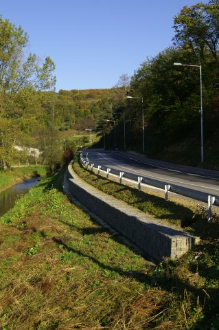 Fotogaléria Giraltovce - sanácia zosuvu (7) Giraltovce - sanácia zosuvu
